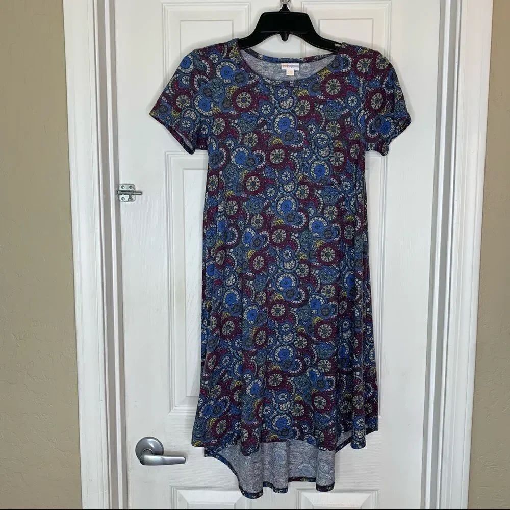 LuLaRoe Carly Dress with Pocket XXS Paisley